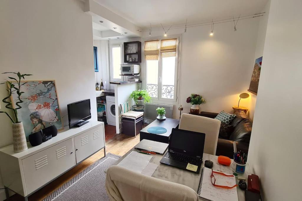 Logement Entier Proche De Butte Aux Cailles París Exterior foto